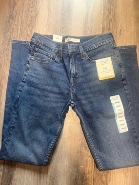 Levi's Slim Jeans - Dark Indigo Blue